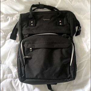 👗Sleek Black Backpack